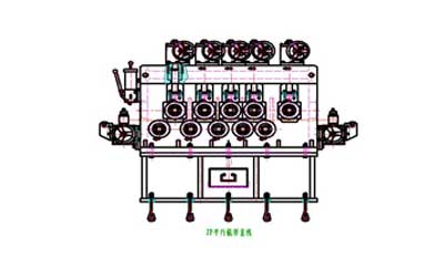 JP25B平行輥矯直機(jī)總圖
